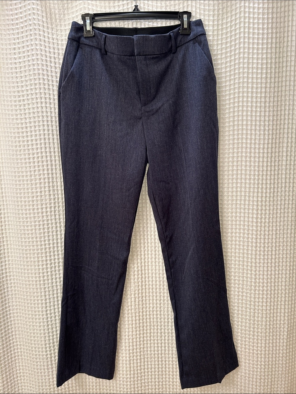 Nine West Navy Straight-Leg Dress Pants